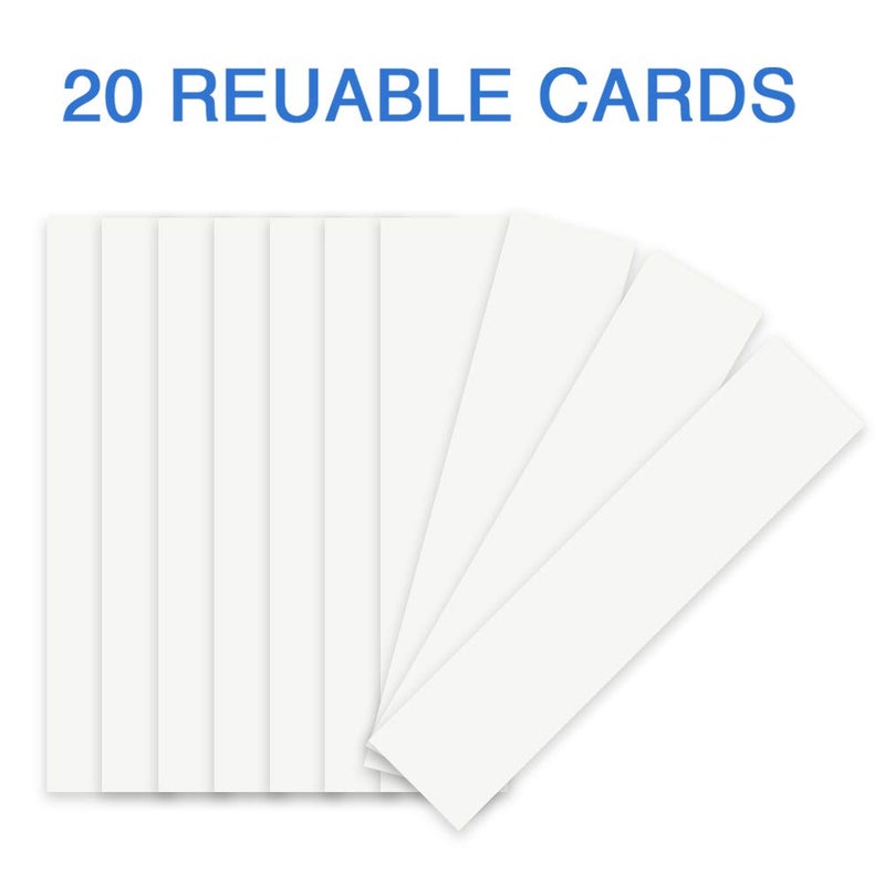 WIWAPLEX Double Sided Desktop Pocket Chart, 17 x 13inch Self-Standing Tabletop Desktop Pocket Chart with Bonus 20 Dry Erase Cards for Classroom/Home/Office - Image 5